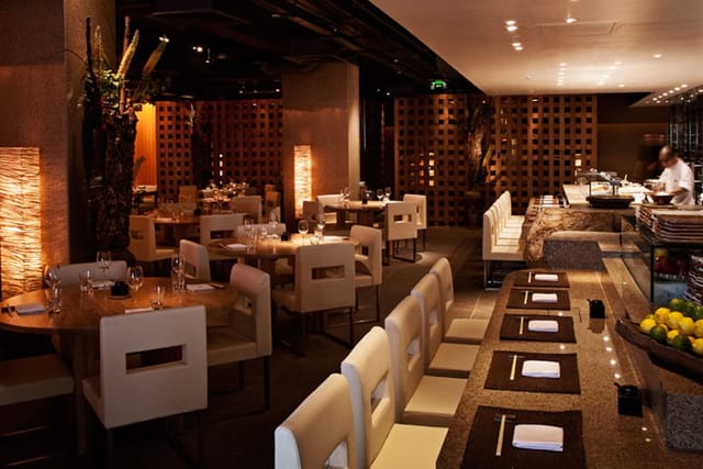 Sophisticated private dining room at Zuma, ideal for corporate events and intimate gatherings.