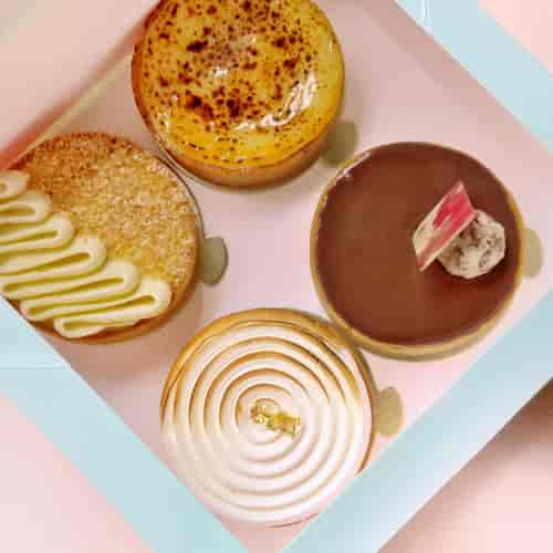 Exquisite pastries by Cheryl Koh for elegant event catering and dessert tables.
