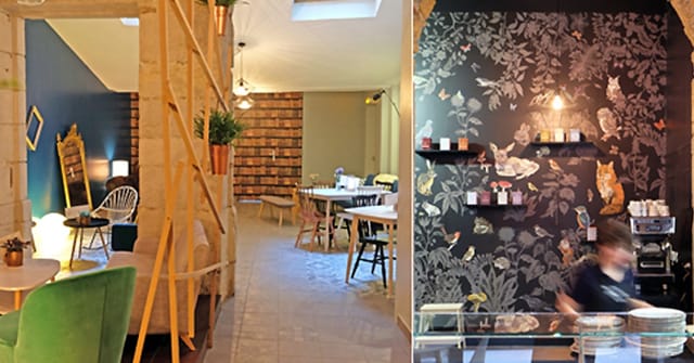 Modern restaurant venue in La Table de Suzanne, perfect for events and workshops.