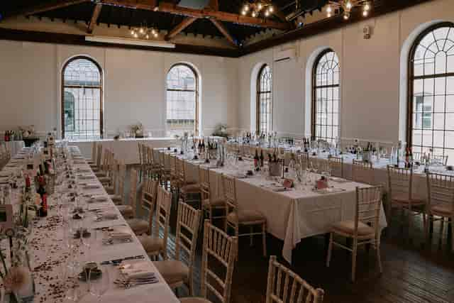 Sugar Rooms banquet wedding venue elegant lighting