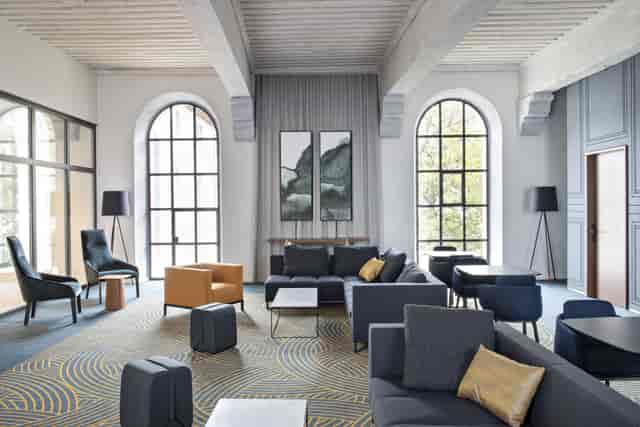 Modern conference center at InterContinental Lyon, ideal for meetings and brainstorming sessions.