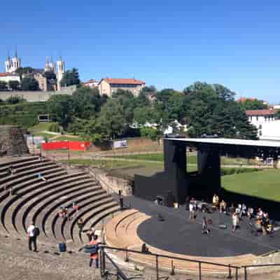 Grand théâtre amphitheater in Nuits de Fourvière for outdoor concerts and festivals.