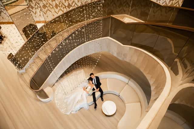 L'Obelisque Ballroom at Sofitel Dubai, elegant setting for weddings and upscale events.