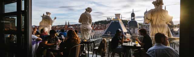 Les Muses venue at Opéra national de Lyon with outdoor terrace for elegant events.