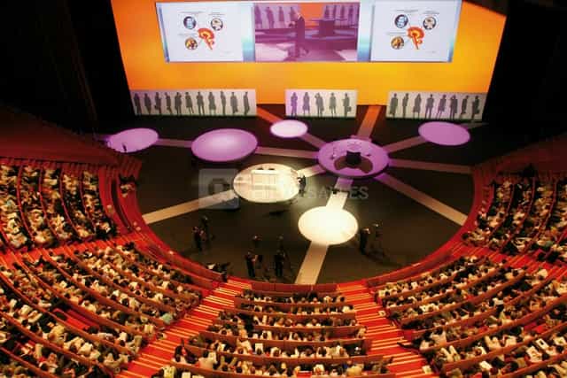 Centre de Congrès de Lyon: tiered seating for engaging conferences and events.