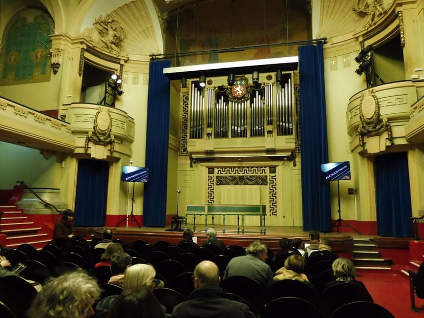 Salle Molière auditorium in Lyon, elegant architecture, ideal for events and performances.