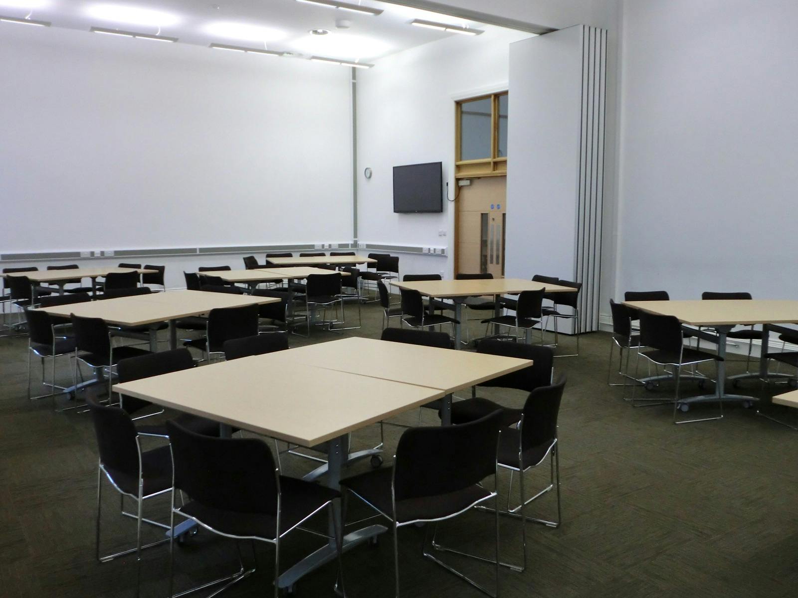 Versatile Upper Hall in Friends' Meeting House, ideal for workshops and meetings.