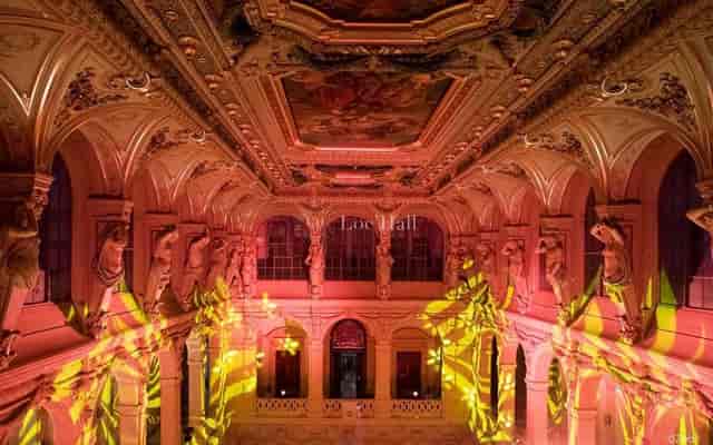 Corbeille at Palais de la Bourse Lyon, grand event space for gala dinners and formal receptions.