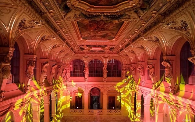 Corbeille at Palais de la Bourse Lyon, grand event space for gala dinners and formal receptions.