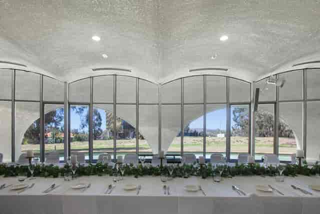 Elegant Fenner Room at Shine Dome, perfect for corporate events and upscale celebrations.