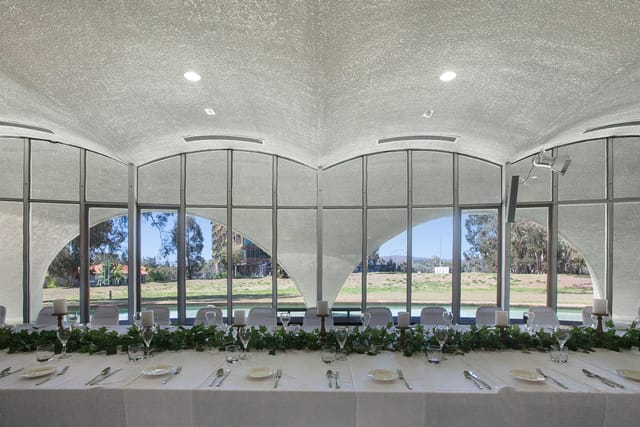 Elegant Fenner Room at Shine Dome, perfect for corporate events and upscale celebrations.