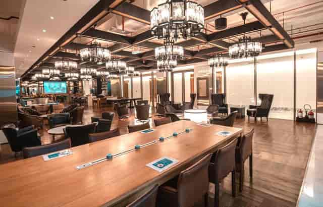 Modern function room at The Executive Centre, perfect for meetings and networking events.