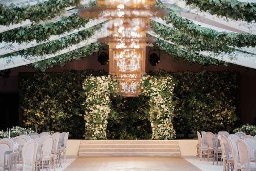 Elegant Polo ballroom at Meliá Desert Palm, ideal for weddings and upscale events.