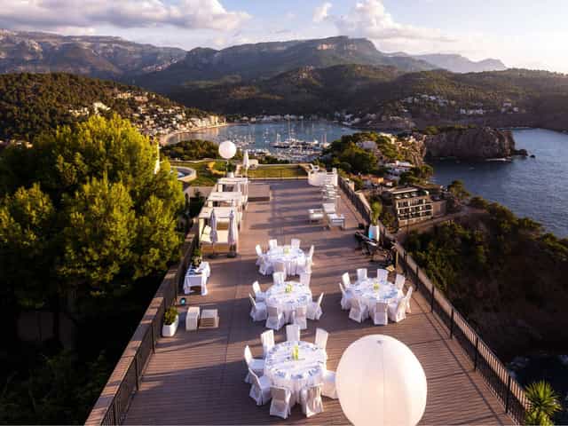 Soller Meeting Room, Jumeirah Mallorca: Elegant outdoor venue for weddings and corporate events.