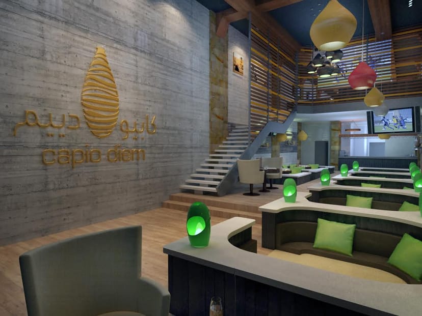 VIP Lounge at The Arena Riyadh, modern space for meetings and events with casual seating.