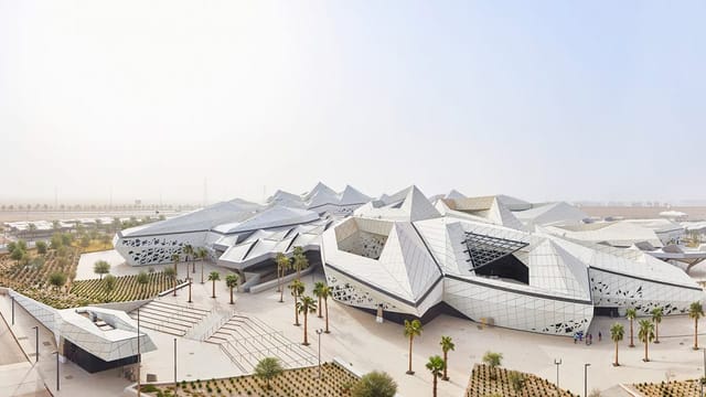 KAPSARC Energy Model venue in Saudi Arabia, modern architecture for conferences and events.