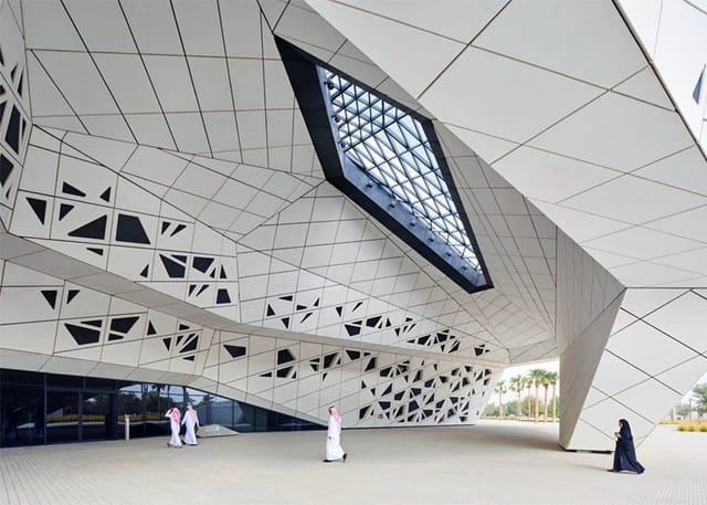KAPSARC Energy Model, modern architecture for conferences and events in Saudi Arabia.
