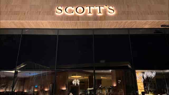 Elegant exterior of Scott's in VIA Riyadh, ideal for corporate events and gatherings.
