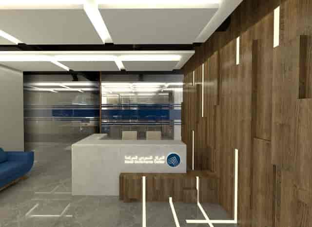 Modern reception area at Corporate Governance Center, ideal for professional events.
