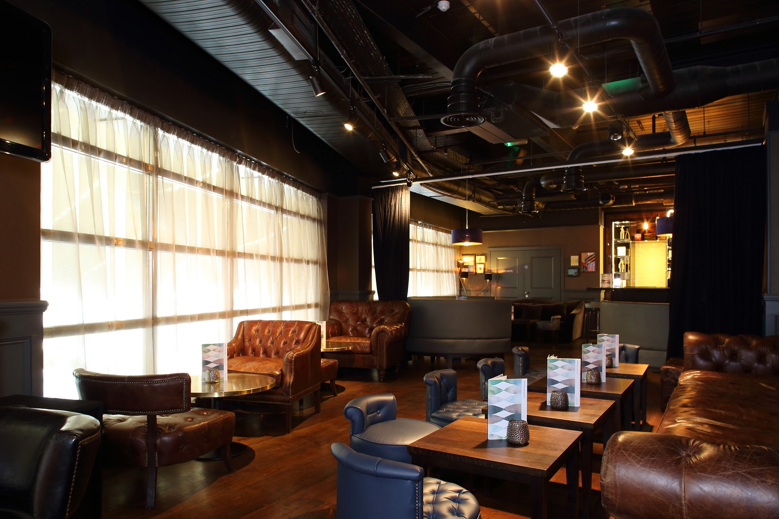 ABO Lounge at All Bar One - The O2, modern space for networking events and meetings.