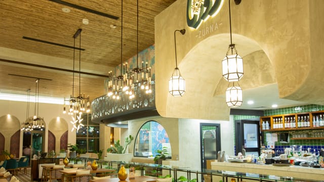 Modern restaurant venue in Citadines Abha, ideal for meetings and social events.
