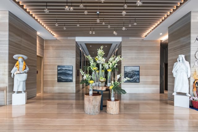 Sophisticated shared lounge at Citadines Abha, ideal for networking events and gatherings.
