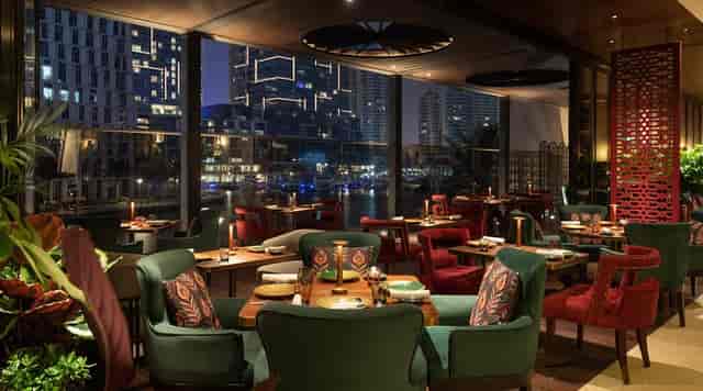 Sophisticated dining venue in Indego by Vineet, perfect for upscale events and dinners.