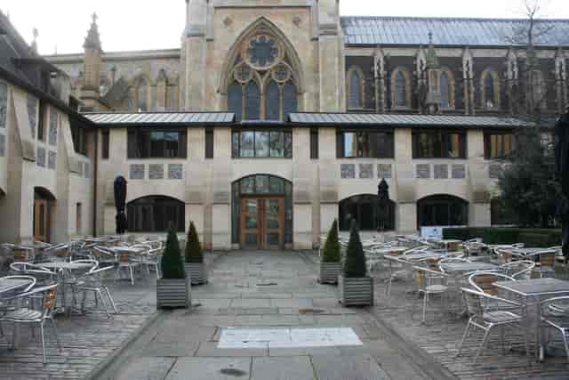 Millennium Courtyard at Southwark Cathedral, ideal outdoor venue for events and receptions.