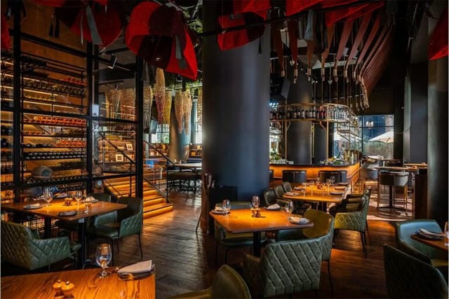 Elegant function room at Hunter & Barrel, perfect for corporate dinners and wine tastings.