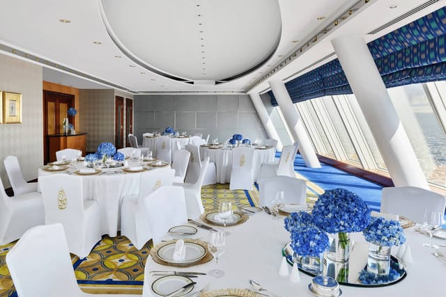 Al Falak Ballroom at Burj Al Arab, elegant meeting space for corporate events.