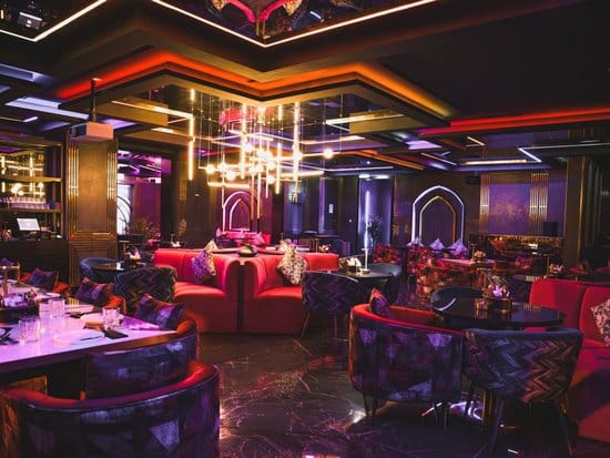 Stylish event space in The Lana, perfect for upscale gatherings and social events.