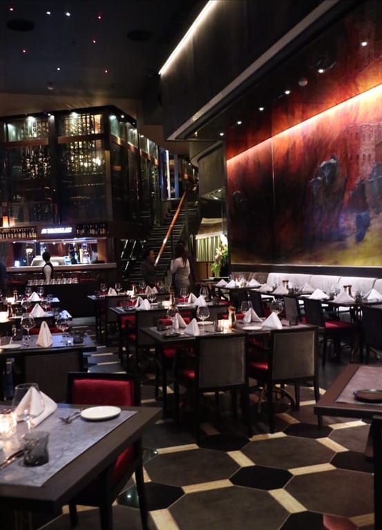 Sophisticated dining at Altitude Grill with elegant decor, perfect for corporate events.