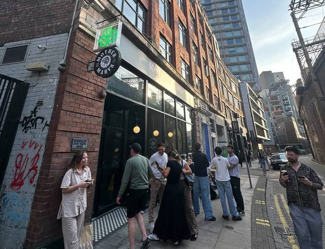 Lively Mother Marys bar in Manchester, ideal for networking and creative meetups.