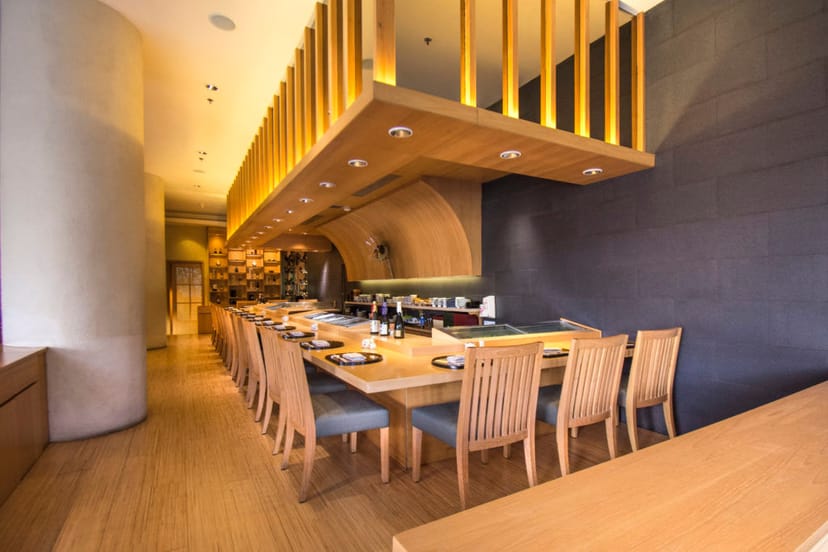 Modern Asuka Japanese Dining interior, ideal for intimate gatherings and events.