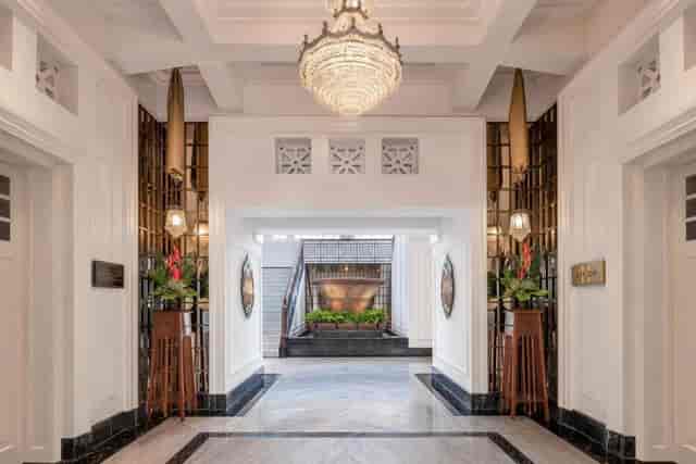 Elegant hotel lobby in Jakarta, perfect for events and networking.