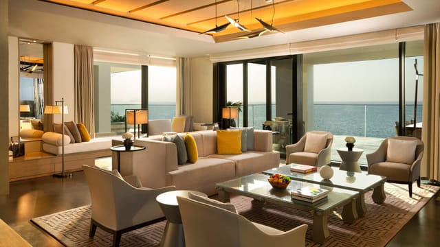 Sophisticated meeting room with ocean views, ideal for corporate retreats and gatherings.