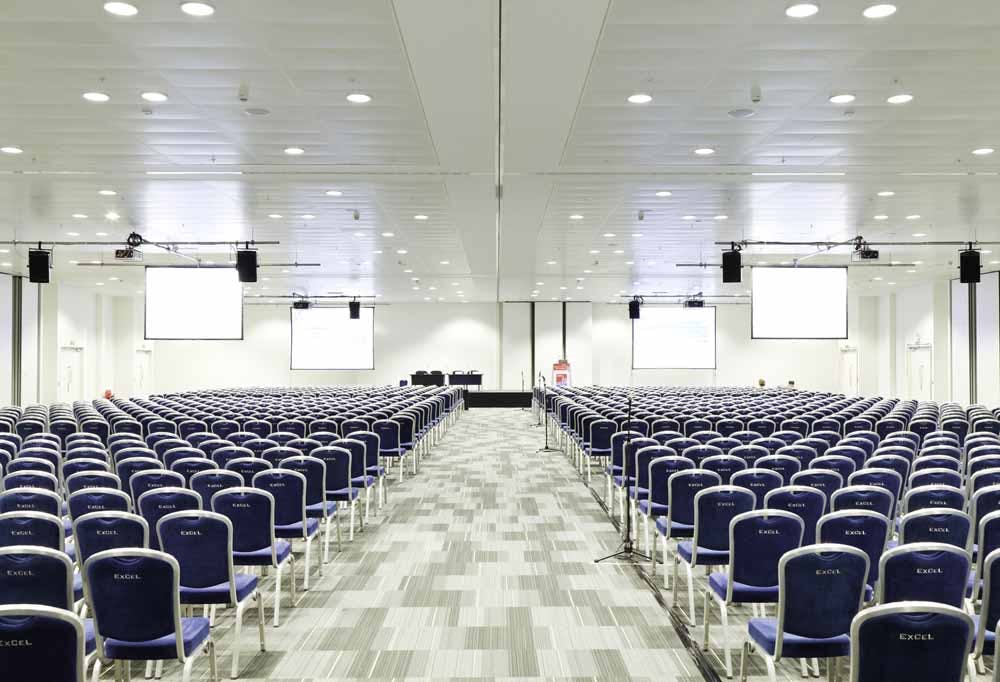 Spacious ICC Maritime Suite conference room at ExCeL London, perfect for events and workshops.