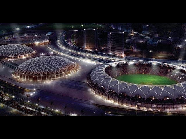 outdoor stadium