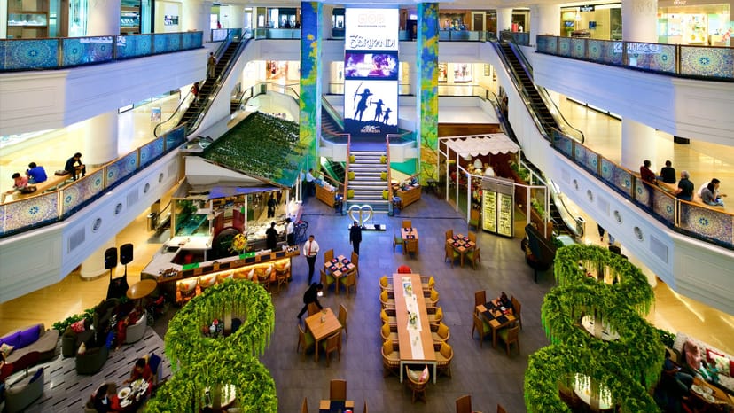West Mall in Grand Indonesia, spacious venue with central stage for events and gatherings.