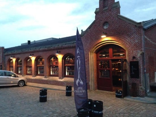 Braugasthaus venue with arched windows for corporate events and social gatherings.