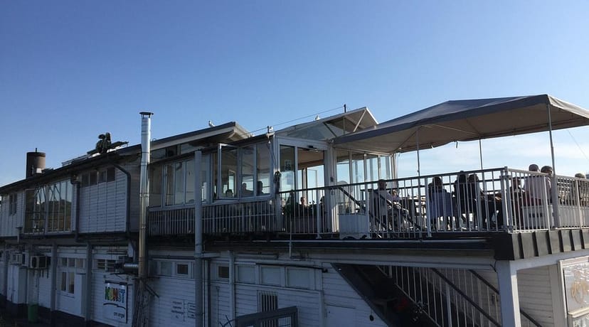 Outdoor venue at Restaurant Engel with spacious terraces for meetings and events.