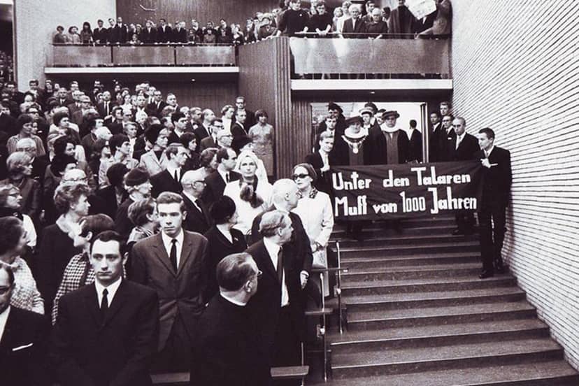 Audimax at Universität Hamburg, iconic lecture hall for academic events and gatherings.