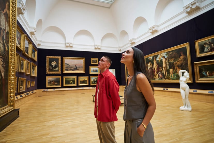 Art gallery in Museum of Work, featuring stunning artwork for sophisticated events and gatherings.