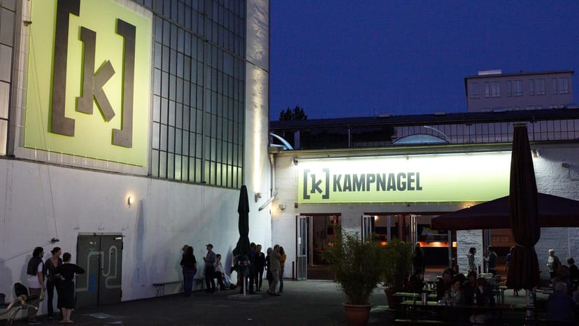 Kampnagel Theater exterior, modern architecture, versatile event venue in Hamburg