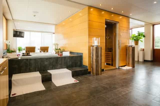 Massage spa at A-ROSA Travemünde, ideal for corporate retreats and wellness events.