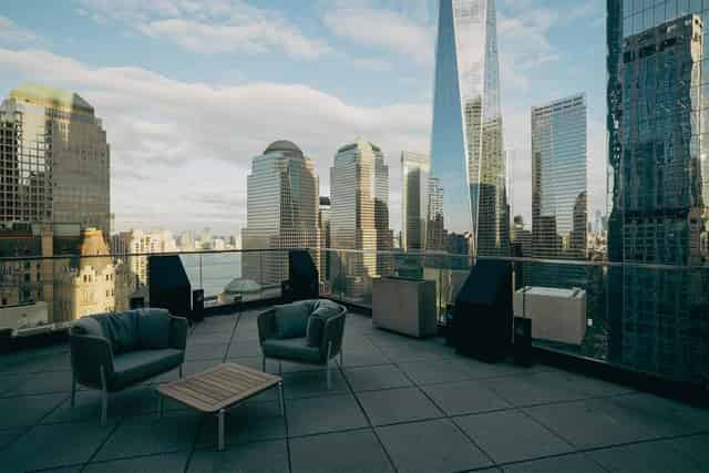 Rooftop terrace