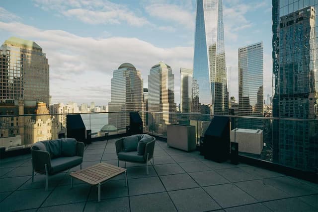 Rooftop terrace