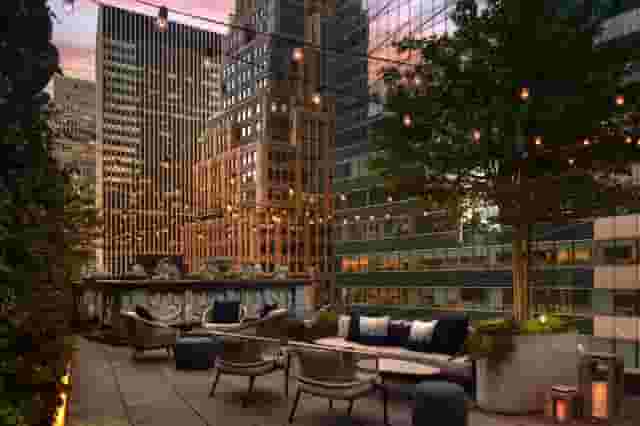 Rooftop terrace