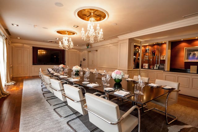 Trinity boardroom, Westbury Hotel, executive meeting, client presentation