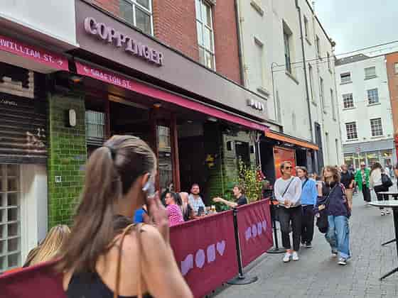 Coppinger restaurant outdoor cafe, social event, networking